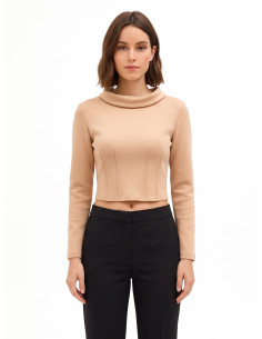 Lightweight Neoprene Short-Sleeved Top with Cuffs – Rinascimento Shirt