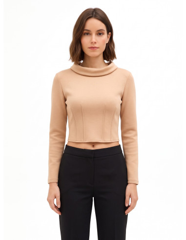 Lightweight Neoprene Short-Sleeved Top with Cuffs – Rinascimento Shirt