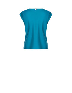 Blusa Fluida In Raso Con Scollo A V Rinascimento 2