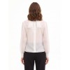 Sheer Georgette Blouse with Rinascimento Lace Ruffles