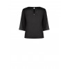 Blusa Ampia In Raso Con Cut-Out E Arriccio Su Una Spalla Rinascimento