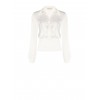 Camicia In Raso Con Scollo A V E Bottoni Coordinati Rinascimento
