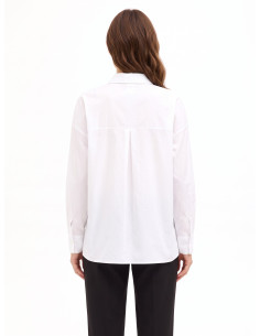 Chemise ample en coton avec boutons dissimulés et strass « Rinascimento » 2