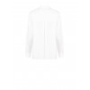 Oversized Cotton Shirt with Concealed Buttons and Rhinestones by Rinascimento