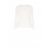 Rinascimento Georgette Blouse with Draping and Chain Detail