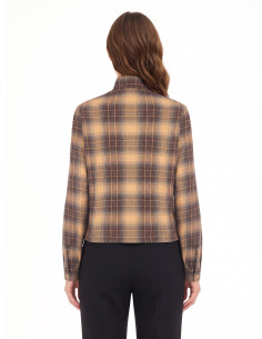 Camicia A Quadri Con Fiocco E Scollo Rotondo Rinascimento 2