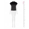 Blusa Dolcevita Ampia In Raso Rinascimento