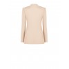 Fitted Scuba Crepe Blazer Jacket with Matching Button by Rinascimento