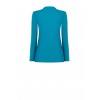 Fitted Cadi Blazer Jacket with a Rinascimento Georgette Collar and Draping