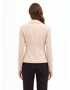 Short, Fitted Blazer Jacket in Rinascimento Technical Fabric 2