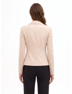 Short, Fitted Blazer Jacket in Rinascimento Technical Fabric 2