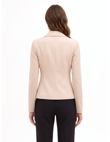 Veste blazer courte cintrée en tissu technique « Rinascimento »
