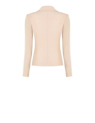 Veste blazer courte cintrée en tissu technique « Rinascimento »