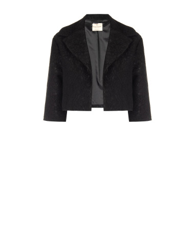 Veste Spencer courte en tissu structuré macramé « Rinascimento »
