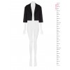 Crop Spencer Jacket in Structured Rinascimento Macramé Fabric
