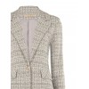 Tweed Blazer Jacket with Rinascimento Logo Button
