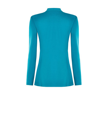 Veste blazer longue ouverte en maille « Punto Milano Rinascimento »