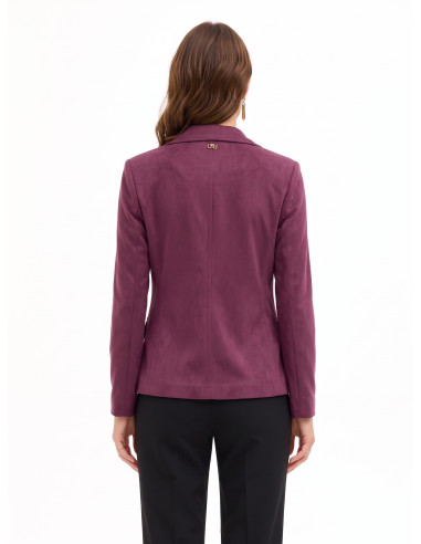 Veste blazer cintrée en velours « Rinascimento »