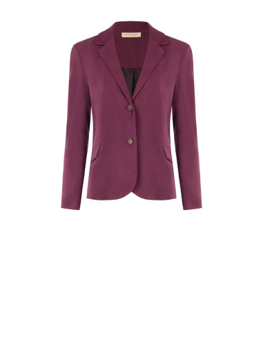 Giacca Blazer Sfiancata In Velour Rinascimento