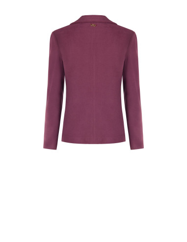 Rinascimento Fitted Velour Blazer Jacket