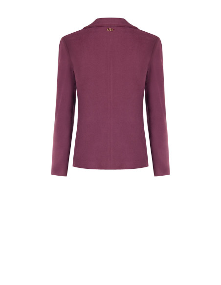 Giacca Blazer Sfiancata In Velour Rinascimento