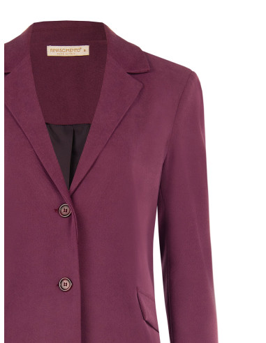 Veste blazer cintrée en velours « Rinascimento »