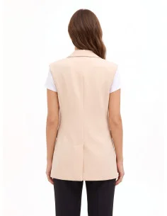 Long-cut polyviscose waistcoat with straps by Rinascimento 2
