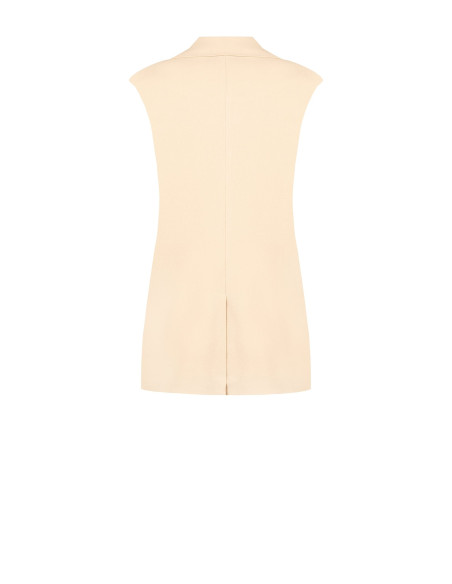 Gilet long en polyviscose avec bretelles « Rinascimento »