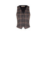 Gilet Sfiancato Tartan Rinascimento