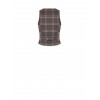 Rinascimento Tartan Fitted Waistcoat