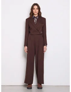 Veste blazer courte avec ceinture « Rinascimento »