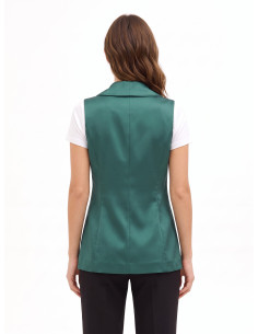 Gilet A Taglio Lungo Sfiancato In Raso Rinascimento 2