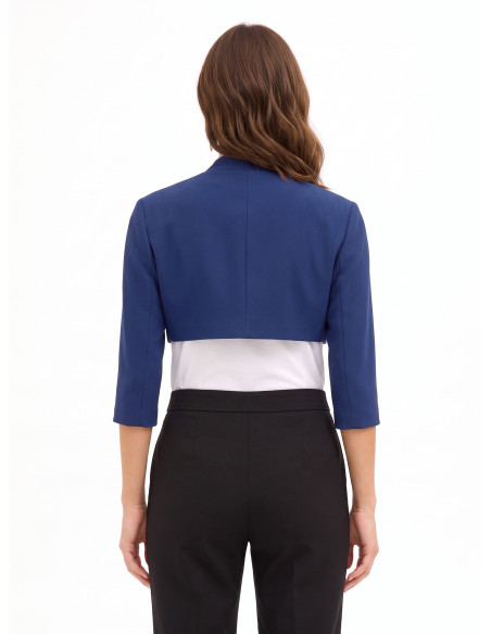 Bolero Coprispalle Aperto In Crepe Rinascimento