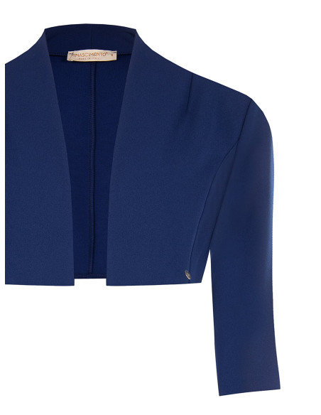 Open-fronted Bolero Shawl in Rinascimento Crepe