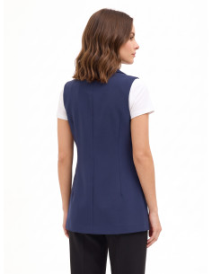 Gilet Lungo E Sfiancato In Tessuto Tecnico Rinascimento 2