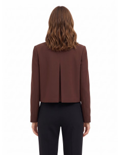 Manteau court à poches et bretelles « Rinascimento » 2