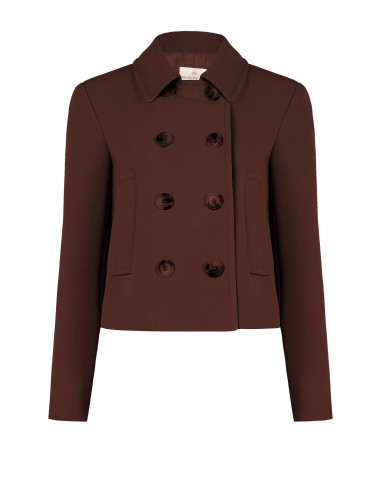 Short Coat with Pockets and Straps by Rinascimento