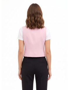 Gilet en crêpe fluide « Rinascimento » 2