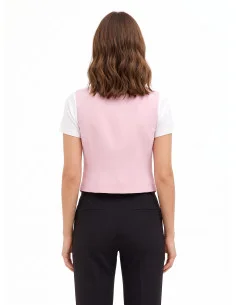Gilet en crêpe fluide « Rinascimento » 2