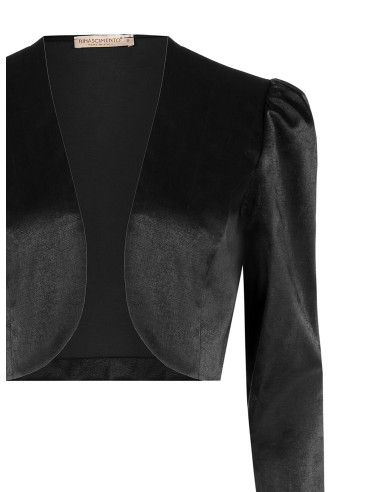 Rinascimento Taffeta Open-Front Bolero Shawl