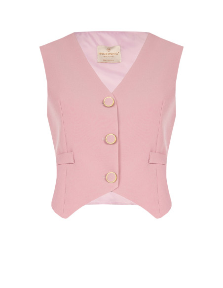 Three-Button Waistcoat in Rinascimento Technical Fabric