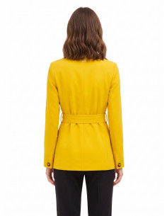 Polyviscose Blazer Jacket with Matching Belt by Rinascimento 2
