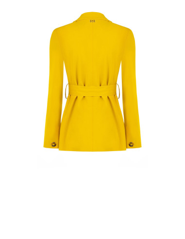 Polyviscose Blazer Jacket with Matching Belt by Rinascimento