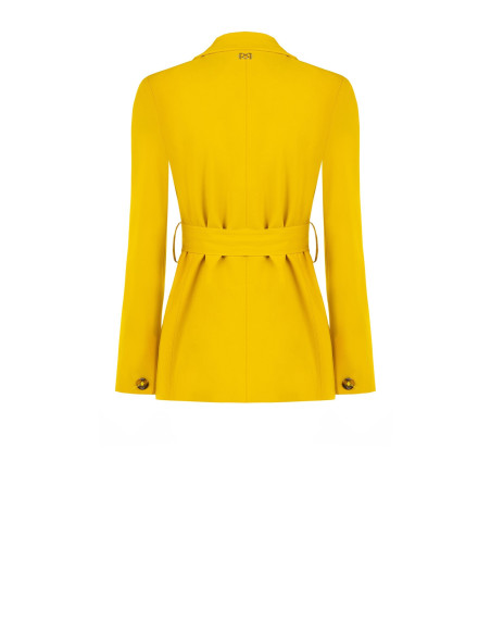 Veste blazer en polyviscose avec ceinture assortie, marque Rinascimento
