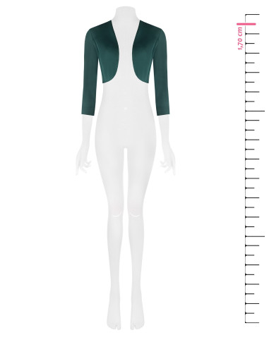 Rinascimento Openwork Satin Bolero Shawl