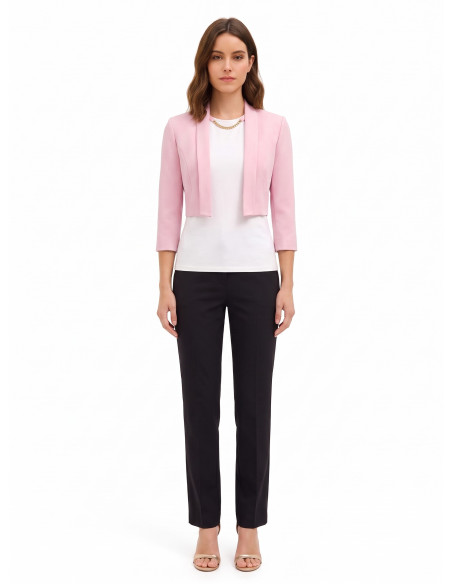 Renascimento Open-Front Bolero Shawl in Technical Fabric