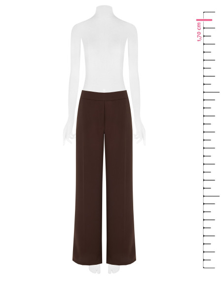 Pantaloni Palazzo In Tessuto Cadi Con Elastico Dietro Rinascimento