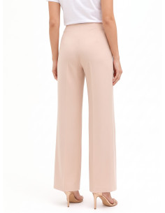Cadi Fabric Palazzo Trousers with a Rinascimento-Style Wrap Panel 2