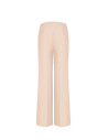 Pantalon palazzo en tissu Cadi avec empiècement effet portefeuille « Rinascimento »