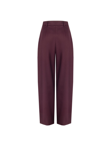 Viscose-blend Palazzo Trousers with a ‘Piaga Rinascimento’ design